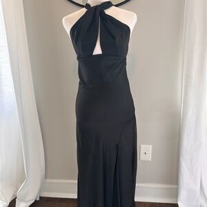 Black Halter Dress